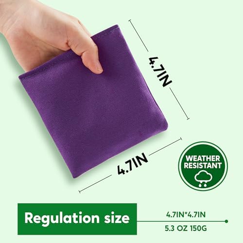 Close up of durable nylon bean bag material