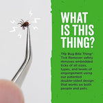 Bug Bite Thing insect sting relief vacuum tool being used on an arm to extract mosquito venom