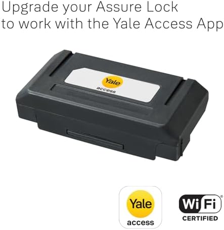 Yale R-AYR-MOD-WF1-USA smart network module showing the connection pins for installation.