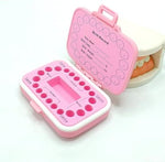 PandaEar pink tooth fairy box showing rainbow design exterior
