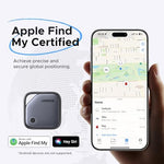 UGREEN smart finder item locator tag attached securely to a metal keyring set