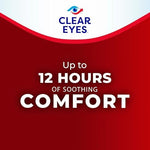 Imported Clear Eyes eye drops for soothing burning and minor irritations.