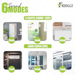 Side profile of Fridggi 3-in-1 door chime device