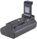 FocusFoto camera battery grip bottom base plate view highlighting the reinforced 1/4-inch tripod screw mounting socket.
