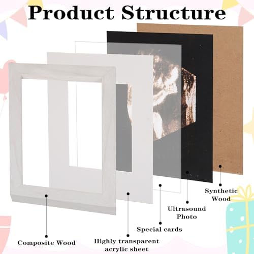 Back view of the Biubee five panel folding maternity frame highlighting the sturdy metal hinges and clean wood finish.