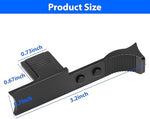 Camotokiit metal thumb up grip side profile showcasing the slim unobtrusive design profile