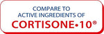Authentic USA imported Globe hydrocortisone cream with aloe for rapid itch relief.