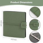 Vienrose instant photo album demonstrating the removable three ring mechanism for easy page management.