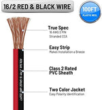 Adilswil 2 conductor red and black electrical wire detail