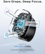 Stouchi Anki ring remote in charging case top view