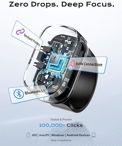 Stouchi Anki ring remote in charging case top view