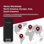 Side profile of Inseego USB8 high-speed travel modem