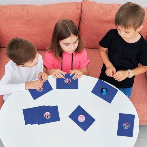 Glowiibo birthday supplies set showing double sided graphic card details