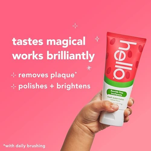 Imported USA baby and toddler friendly watermelon toothpaste for plaque removal