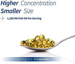 Spoonful mini omega 3 capsule daily wellness supplement packaging side view details