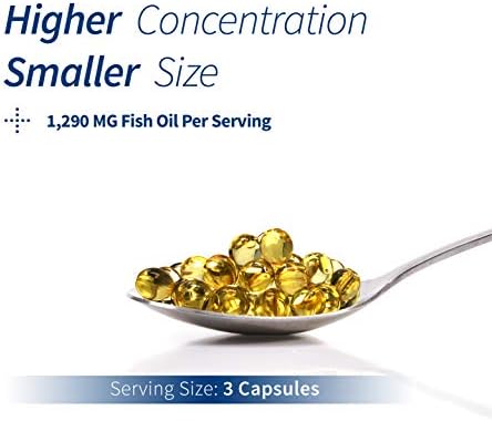 Spoonful mini omega 3 capsule daily wellness supplement packaging side view details