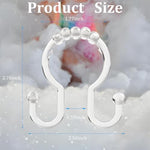 Resze polycarbonate smooth glide roller rings showing 5 bead silent design