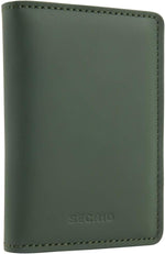 Secrid card protector titanium open casing with visible cards