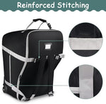 Infant Car Seat Travel Bag Backpack for Airplane, Fits Doona Car Seat Stroller and Base, Padded Carseat Cover for Air Travel, Nuna Pipa Car Seat Travel Bag with Wheels - Image 6
