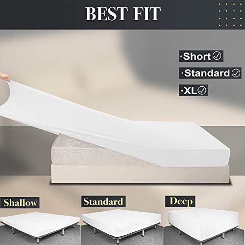 N&Y Home fitted sheet on an adjustable mattress