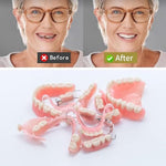 Close up of pink dental molding material for partial dentures