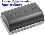Compact camera battery charger with foldable flat pins showing travel design