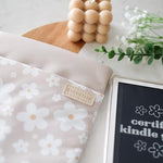 StickieTech Kindle Sleeve Pouch floral pattern detail