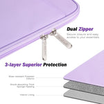 MoKo sleeve bag showing thin profile in a bag