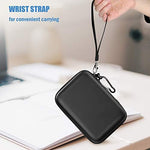 ProCase heavy duty drive pouch with attached silver metal detachable carabiner clip