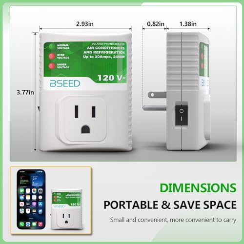 BSEED compact surge protector for washing machine