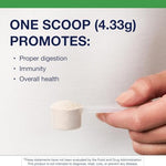 Back label of Metagenics Glutagenics showing ingredient list