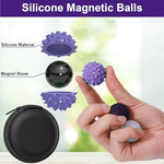 BUSOHA quiet office desk fidget toys pack being rolled inside a hand for anxiety relief.