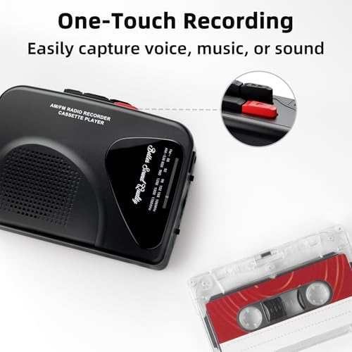 Mersoco compact personal cassette walkman showing top control buttons