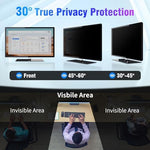 ZpTsarinal anti blue light monitor protector film highlighting eye care shield capabilities on desktop display