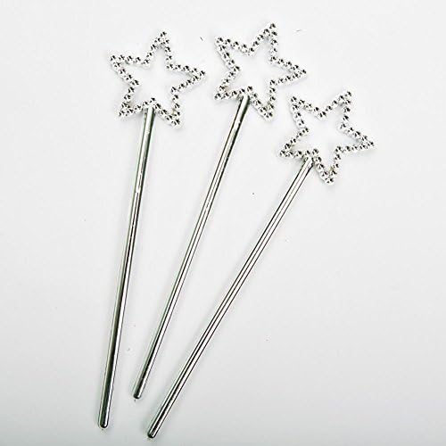 Twelve pack of Rhode Island Novelty star wands for party favors