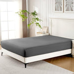 Close up of soft microfiber fabric texture for bedding