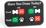 Yauyik pet feeding and walking tracker magnetic chart