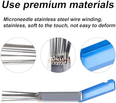 Detailed shot of the durable nylon brushes in various diameters suitable for motorcycle and automotive carburetor jets.