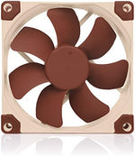 Noctua 92mm computer fan showing close-up of A-series blades with flow acceleration channels.