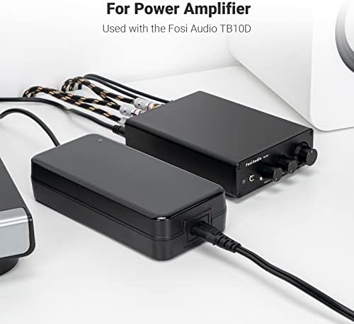 Fosi Audio 48V 5A audiophile power supply unit ready for integration into a premium Class D mini amplifier setup.