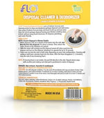 Iflo disposal cleaner pods showing foaming action in sink