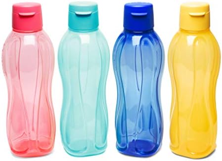 Tupperware Aquasafe 750ml Fliptop Plastic Bottle, 4 Pieces - Image 2