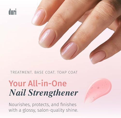 Clear fingernail polish treatment for thin nails in an 80.0g glass bottle