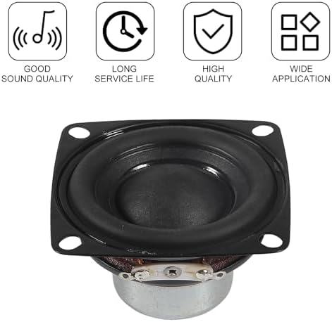 Close up of speaker cone and surround for DIY audio