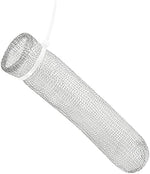 Stainless steel laundry hose lint snare traps with nylon cable ties for installation