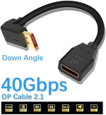 Close up view of the gold-plated female connector on the short gaming cable extender
