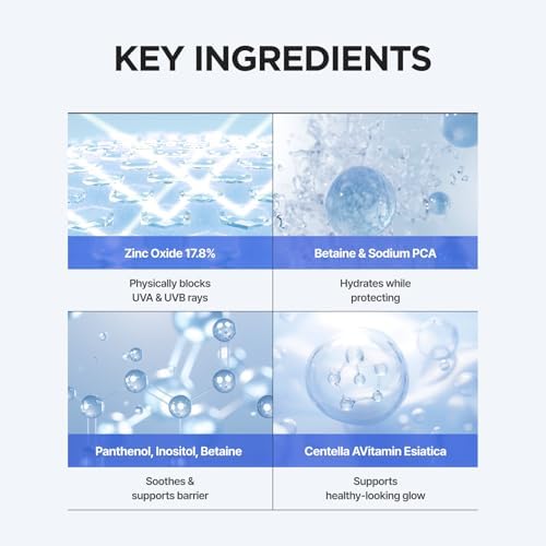 IsNtree hydrating daily sun cream bottle next to fresh water elements showcasing its intense moisture benefit