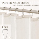 Detailed shot of the reinforced metal grommets and rustproof silver ball bead hooks.