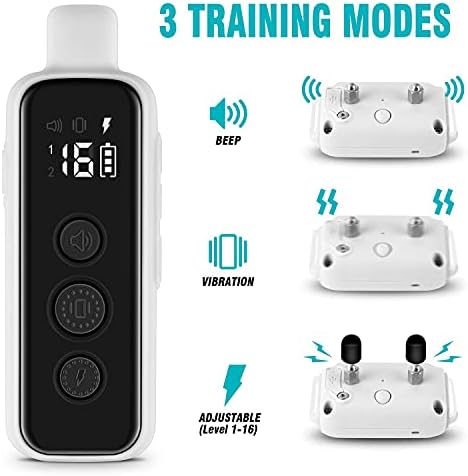 Bousnic electric dog collar receiver and remote set