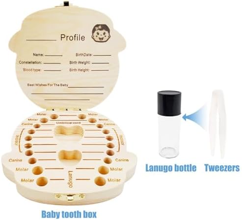 Angle view of premium Pinus sylvestris wooden tooth box